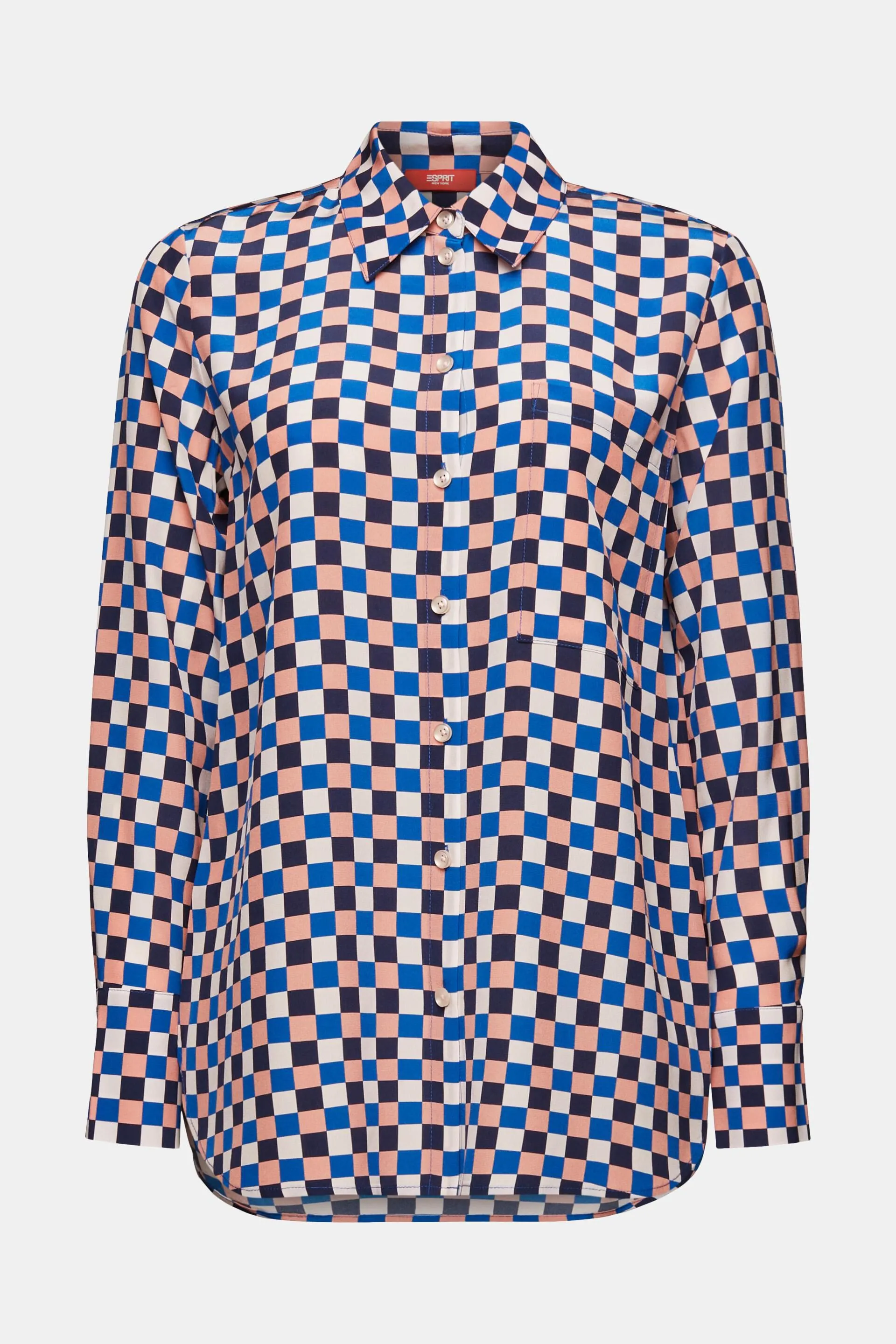 Camicia in seta stampata