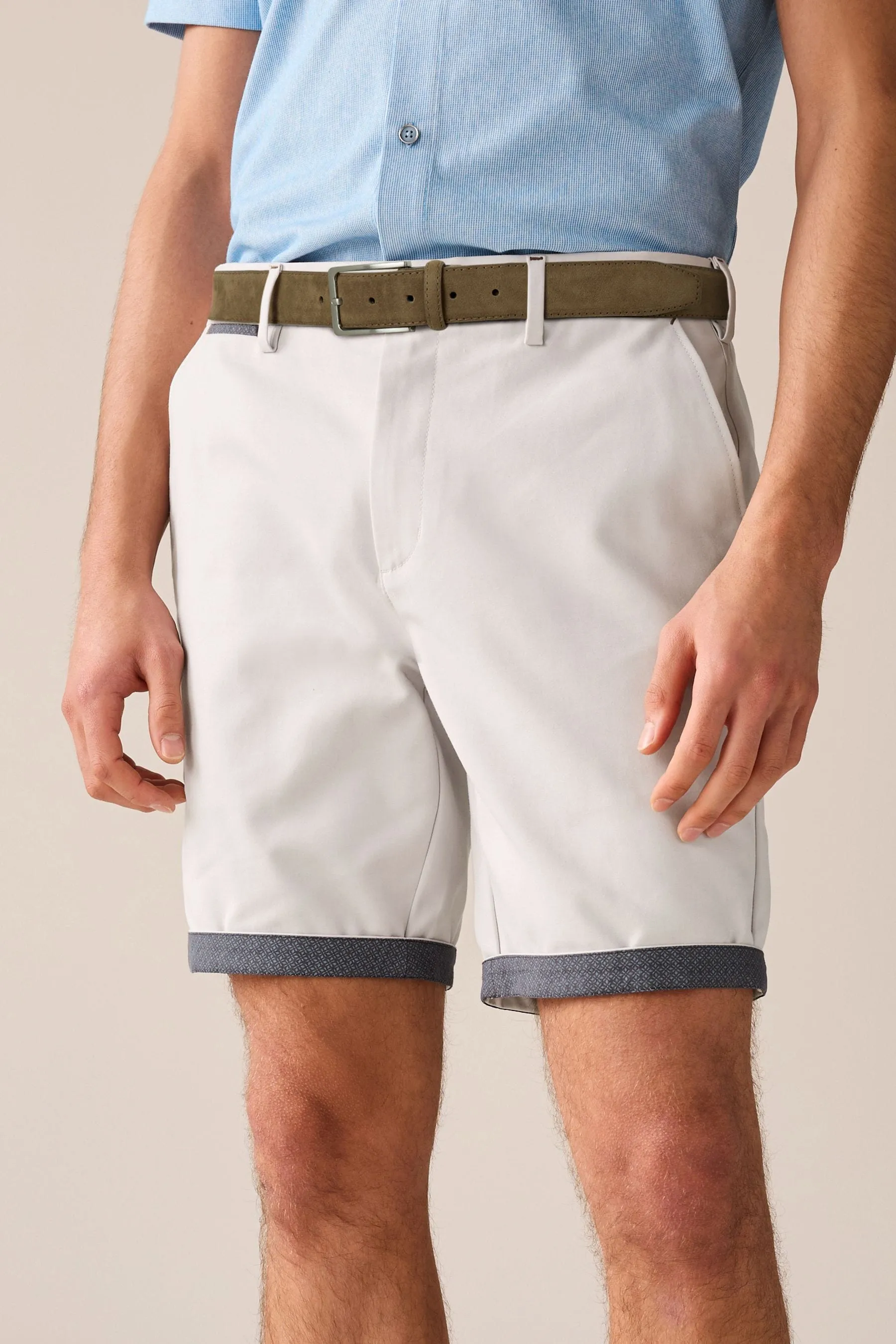Con cintura Pantaloni chino premium